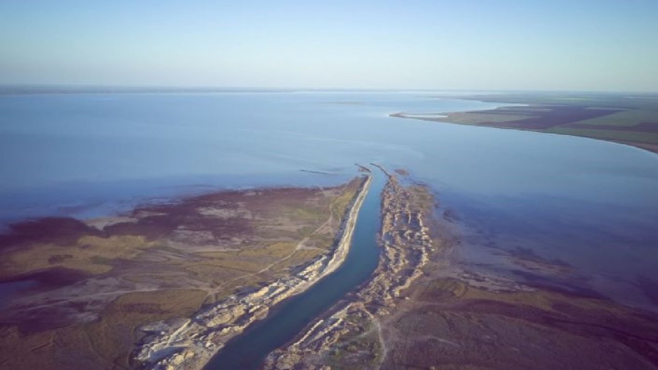 Вода відступила на десятки метрів: на Мелітопольщині окупанти вбивають Молочний лиман