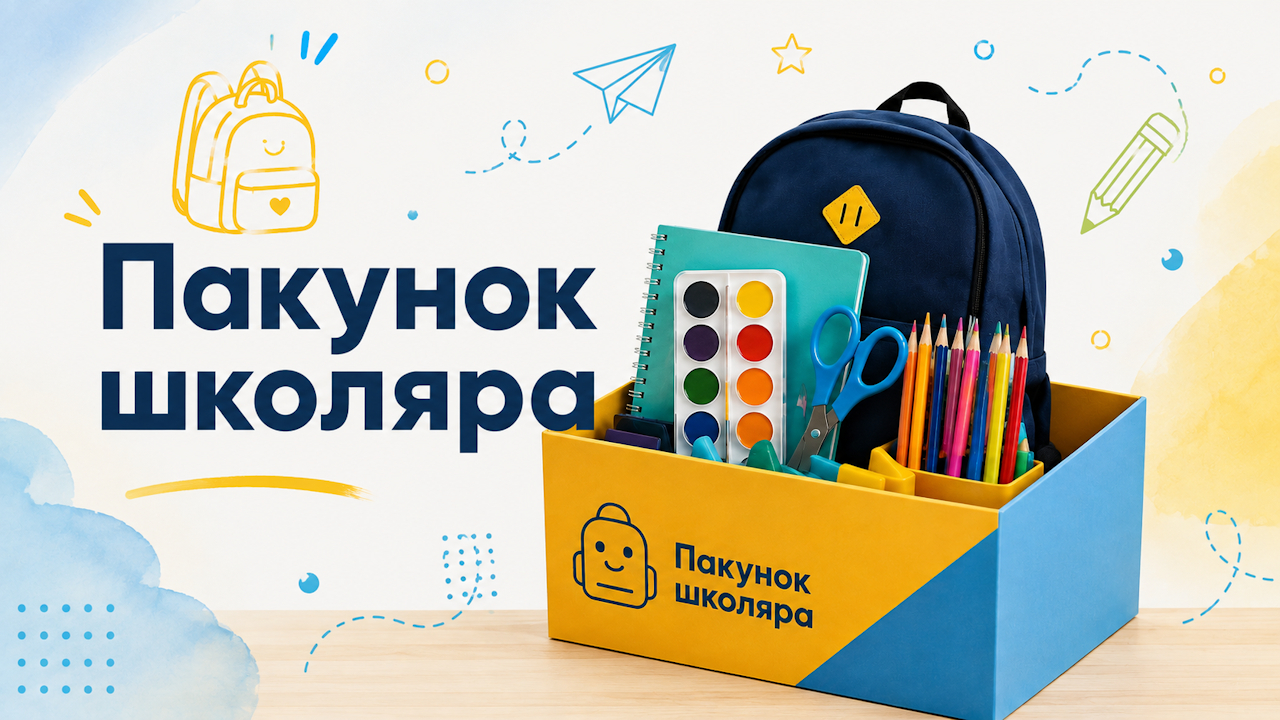 Батьки майбутніх першокласників уже можуть оформити &laquo;Пакунок школяра&raquo;